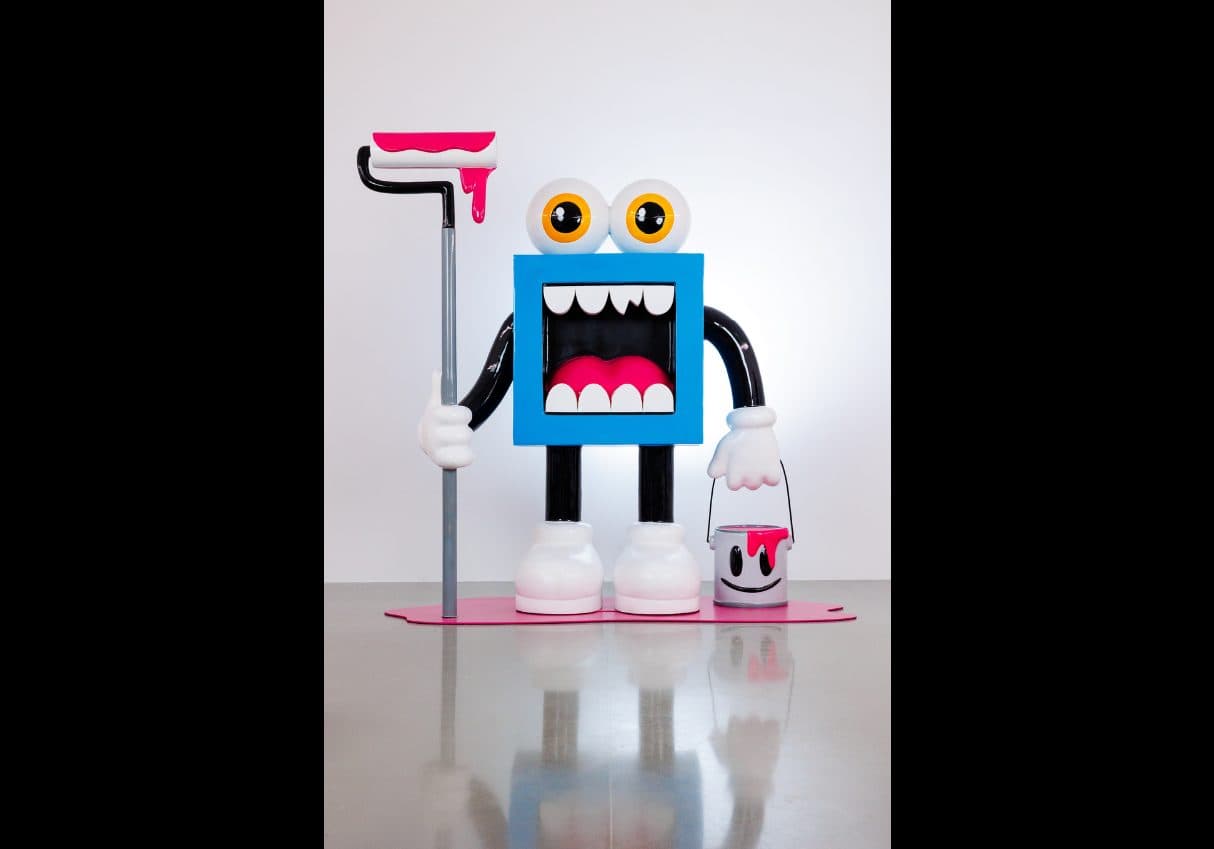 The character, off the wall