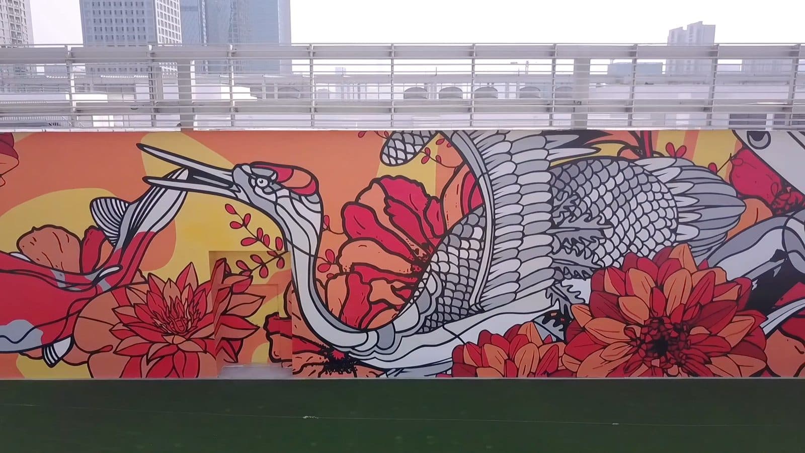 One of five murals in the program