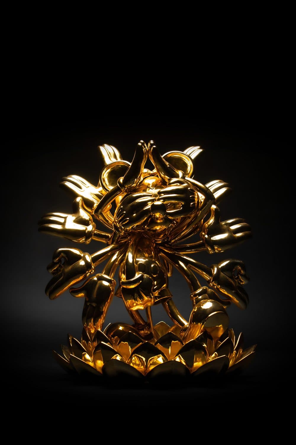 The finished sculpture