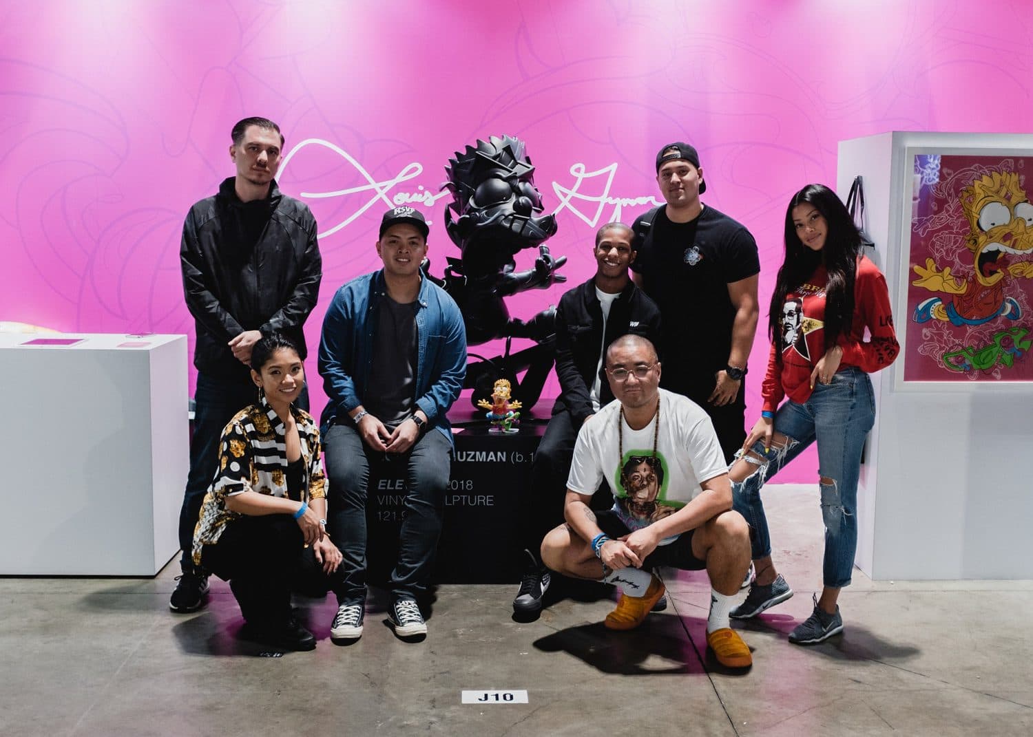 Booth centerpiece, Long Beach 2018