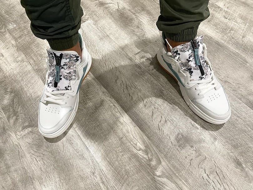 The OG Slick x Li-Ning sneaker, worn.