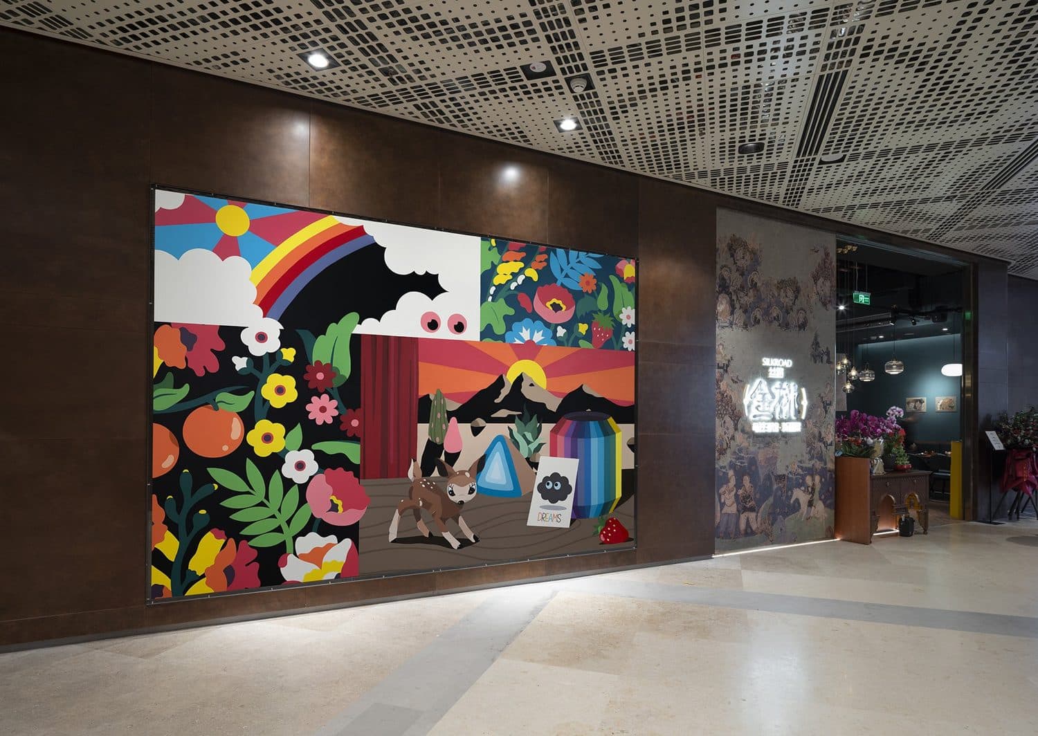 An original canvas on the wall